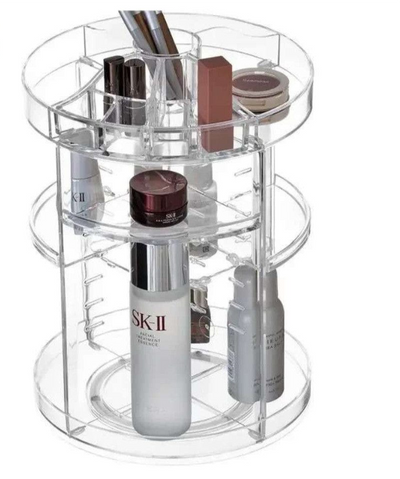 Round Spinning Beauty Storage